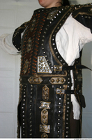  Photos Medieval Brown Vest on white shirt 2 Historical Clothing brown vest leather vest medieval vest upper body 0003.jpg